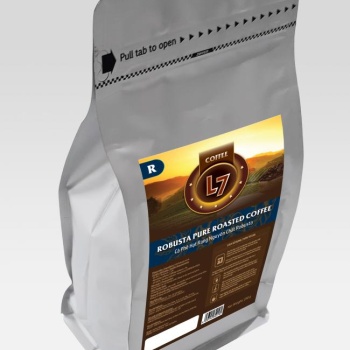 Cà phê hạt rang nguyên chất Robusta - 250g