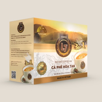 Cà phê hòa tan 3in1 - Loại 15 Sticks/Hộp
