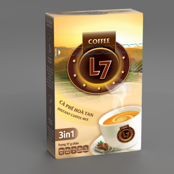 Cà phê hòa tan 3in1 - Loại 7 Stick/Hộp