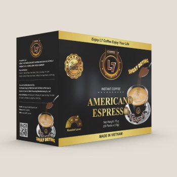 Cà phê hòa tan đen AMERICANO ESPRESSO - SẤY PHUN